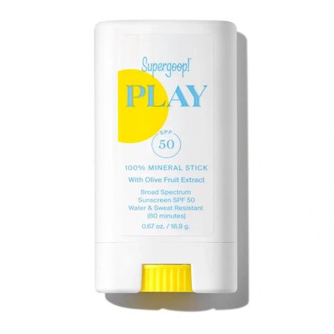 Supergoop 100% Mineral SPF 50 Sunscreen Stick with Olive Fruit Extract