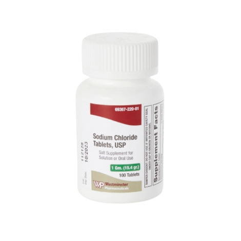 Sodium Chloride Supplement Tablets