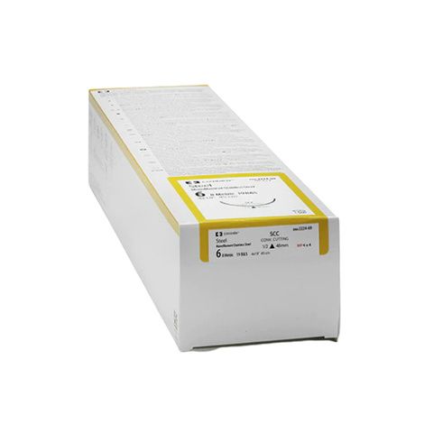Medtronic Stainless Steel Tapercutting Suture with KV-25 Needle