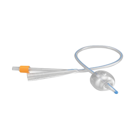 Silq ClearTract 2-Way Surface-Treated Indwelling Foley Catheter - 10cc Balloon Capacity