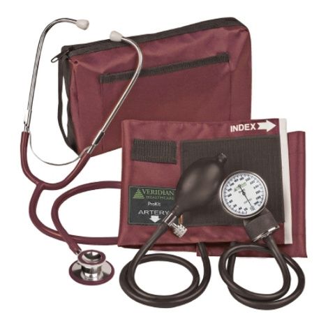 Veridian Reusable Aneroid & Stethoscope Set