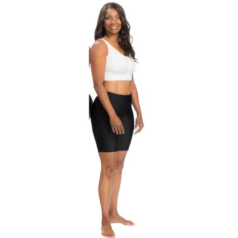 Wear Ease High Waist Compression Shorts with Stockings