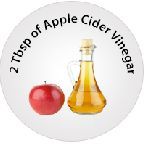 2 Tbsp of Apple Cider Vinegar