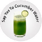 Say Yes To Cucumber Water