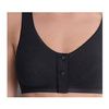 Anita Care Isra Front Closure Wire-Free Post Operative Bra-Black