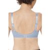 Amoena Nancy Wire-Free Bra - Light Blue Back