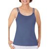 Amoena Valletta Camisole With Pocketed Shelf Bra - Indigo Blue