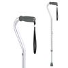 Carex Adjustable Offset Aluminum Cane With Wrist Strap