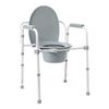 Guardian 3-in-1 Elongated Steel Folding Bedside Commode