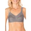Amoena Isadora Non Wired Bra - Grey  Front 