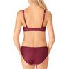 Amoena Karolina Padded Non-Wired Bra - Red/Nude Back