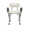 Medline Knockdown Bath Bench with Padded Arms