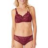 Amoena Karolina Padded Non-Wired Bra - Red/Nude Full