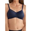 Amoena Mara Bra - DarkGrey front view PlusSize - Dark Blue