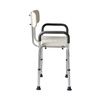 Knockdown Bath Bench with Arms and Optional Back