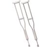 Push Button Alum Adjustable Crutch