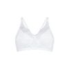 Amoena Nancy Wire-Free Bra - Amoena Nancy Wire-Free Bra - White Front