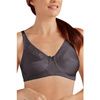 Amoena Nancy Wire-Free Bra - Dark Grey Front