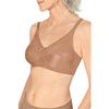 Amoena Nancy Wire-Free Bra - Dark Caramel Side