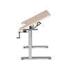 Personal Work Table with Tilt Top and Recess