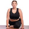Prairie Wear Hugger Prima Compression Bra - No Moon Black