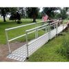 Roll-A-Ramp 30-Inch Modular Ramp With One Side Loop End Handrail