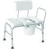 Sammons Preston Carex Padded Transfer Bench with Commode