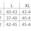 Wear Ease Bodysuit Size Chart