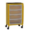  MJM Universal Isolation Cart With 4 Drawers