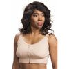 Wear Ease Post Surgery Compression Bra-Latte Front 