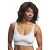 Wear Ease Allyson Post Surgical Bra-White Front