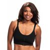 Wear Ease Allyson Post Surgical Bra-Black Front 