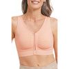 Amoena Emilia Seamless Post-Surgical Bra - Rose Nude Front