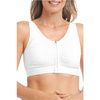 Emilia Seamless Post-Surgical Bra - White Front
