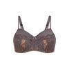 Amoena Florence Underwire Bra - Grey / Copper Front