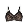 Amoena Aurora Wire Free Bra - Black/Nude Front