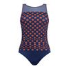Amoena Alabama Half-Bodice High Neckline Mastectomy Swimsuit