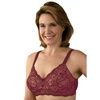 Classique 779 Post Mastectomy Fashion Bra-Burgundy/skin