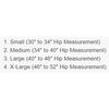 Serola Sacroiliac SI Belt Size Chart