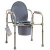 Dynarex Elongated Folding Bedside Commode