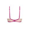 Amoena Giselle Wire-Free Bra - Light Taupe / Fuchsia Back