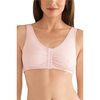  Frances Wire Free Front Closure Bra 2128 - Rose Front