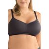 Amoena Mara Wire-Free Bra - DarkGrey Front View