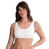 Anita Care Isra Front Closure Wire-Free Post Operative Bra-White Front