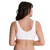 Anita Care Isra Front Closure Wire-Free Post Operative Bra-White Back