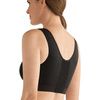 Amoena Sarah Front Fastening Soft Bra-Black Back View