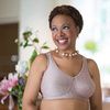 ABC Rose Contour Mastectomy Bra Style 103 - Cocoa Front 