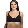 Almost U Style 1700 Seamless Cotton Bra-Black