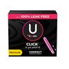 Kimberly U By Kotex Click Regular Absorbency Tampon