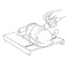 One-Handed Food Preparation Cutting Board - slicing